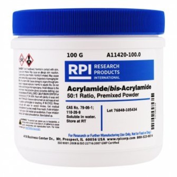 Rpi Acrylamide/bis-Acrylamide, 50:1 Ratio, 100 g A11420-100.0